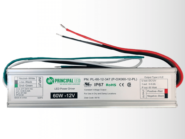 347VAC 60W 12VDC Power Supply