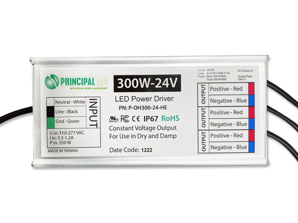 HE 300W 24VDC Power Supply