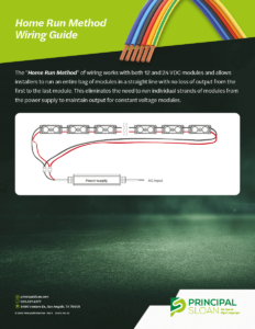 Principal Sloan Home Run Method Wiring Guide cover image