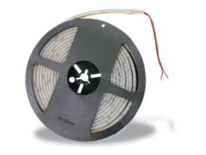 Light Tape Gen 2 flexible LED lighting wound on a black reel.