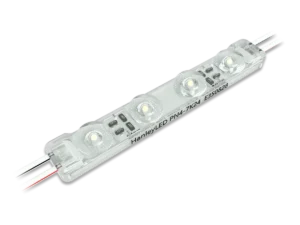 NRG 4 Pro four-lens LED sign module with connecting wires.