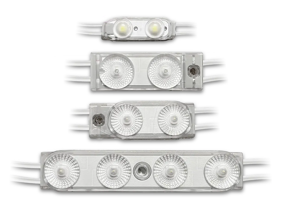 Prism Synergy Mods Gen 2 LED modules in multiple sizes and lens configurations.