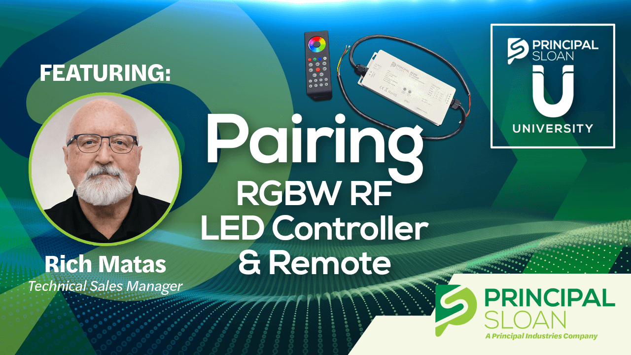 Pairing RGBW RF LED Controller & Remote