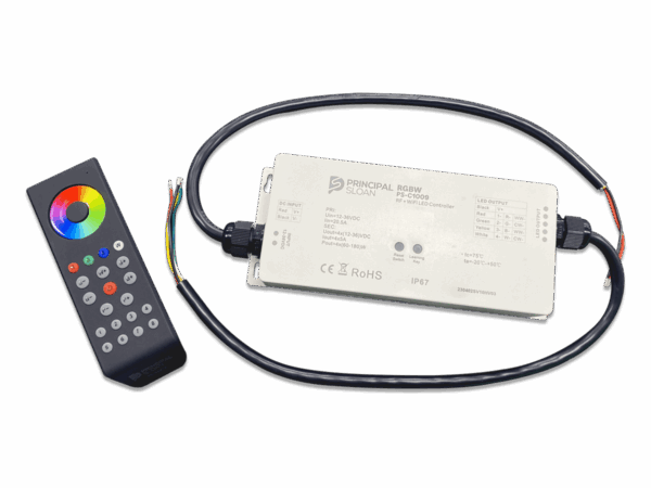 RGBW RF LED Controller & Remote